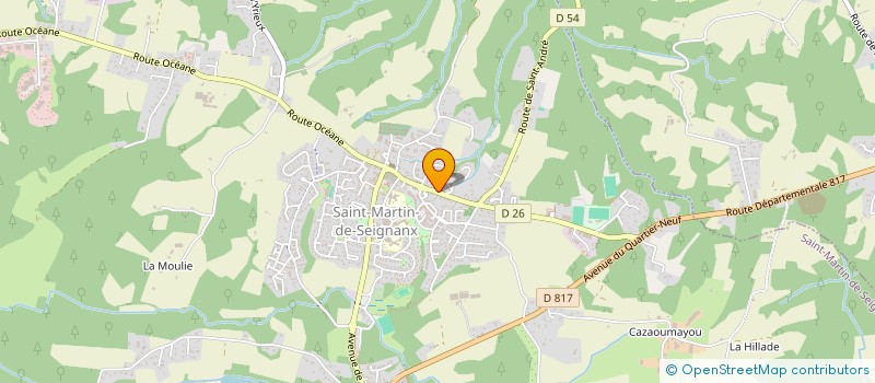 localisation de l'entreprise MONSIEUR PHILIPPE JAUREGUIBERRY  SAINT-MARTIN-DE-SEIGNANX