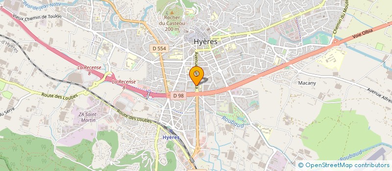 localisation de l'entreprise MONSIEUR PHILIPPE JAY à HYERES