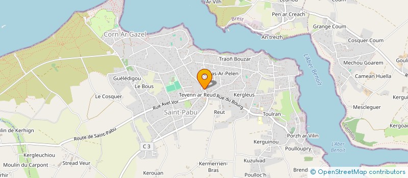 localisation de l'entreprise MONSIEUR PHILIPPE JEAN CABON  SAINT-PABU