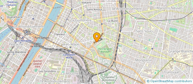 localisation de l'entreprise MONSIEUR PHILIPPE JEAN CATINCHI  LYON