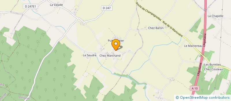 localisation de l'entreprise MONSIEUR PHILIPPE JEAN-CHEVALLIER  CHAMPAGNOLLES