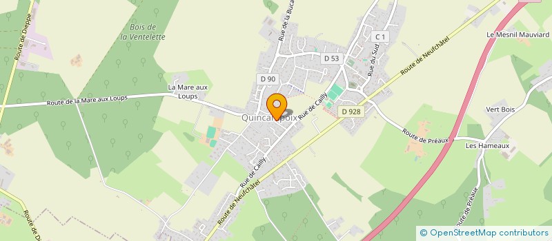 localisation de l'entreprise MONSIEUR PHILIPPE JEAN GERARD VOGEL  QUINCAMPOIX