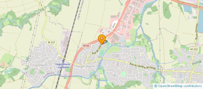 localisation de l'entreprise MONSIEUR PHILIPPE JEAN RIEGEL  FEGERSHEIM