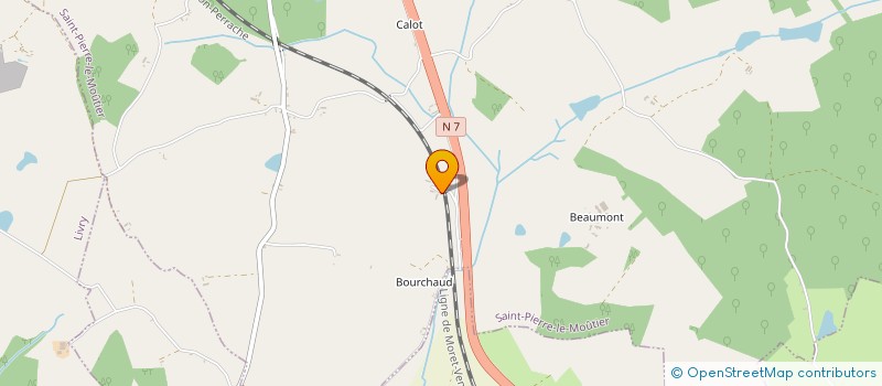 localisation de l'entreprise MONSIEUR PHILIPPE JEANDOT  SAINT-PIERRE-LE-MOUTIER