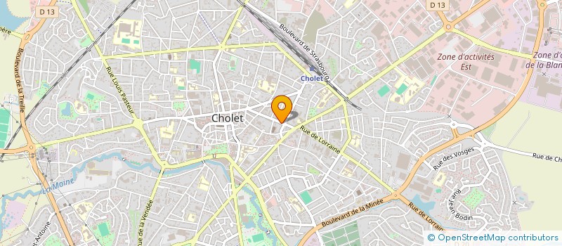 localisation de l'entreprise MONSIEUR PHILIPPE JEANNEAU à CHOLET