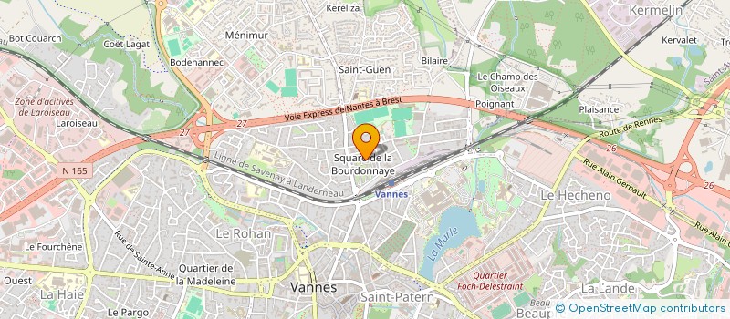 localisation de l'entreprise MONSIEUR PHILIPPE JEANNOT à VANNES