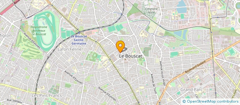 localisation de l'entreprise MONSIEUR PHILIPPE JEANTET  LE BOUSCAT