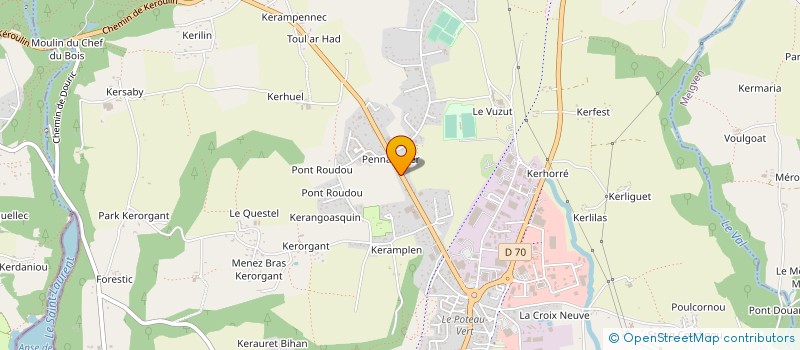 localisation de l'entreprise MONSIEUR PHILIPPE JEANTOT  CONCARNEAU