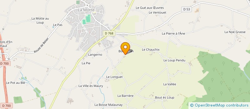 localisation de l'entreprise MONSIEUR PHILIPPE JEGARD à LA MOTTE