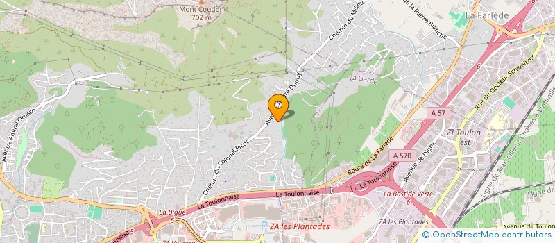 localisation de l'entreprise MONSIEUR PHILIPPE JEUDY  LA VALETTE-DU-VAR