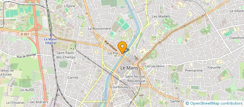 localisation de l'entreprise MONSIEUR PHILIPPE JEZEQUEL  LE MANS