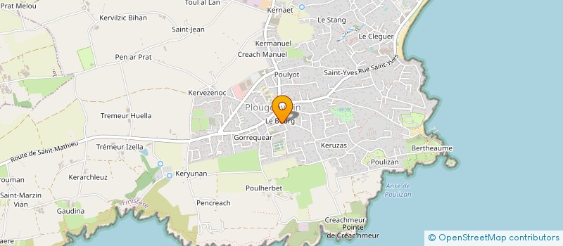 localisation de l'entreprise MONSIEUR PHILIPPE JEZEQUEL  PLOUGONVELIN