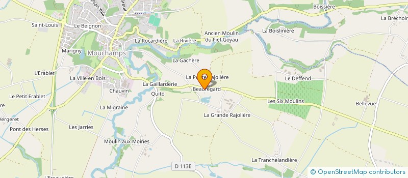 localisation de l'entreprise MONSIEUR PHILIPPE JOBARD  SAINT-VINCENT-STERLANGES