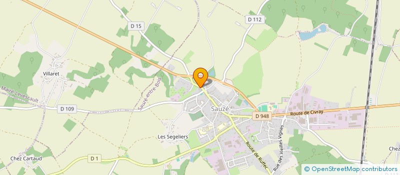 localisation de l'entreprise MONSIEUR PHILIPPE JOEL BRANGIER  MAIRE-LEVESCAULT