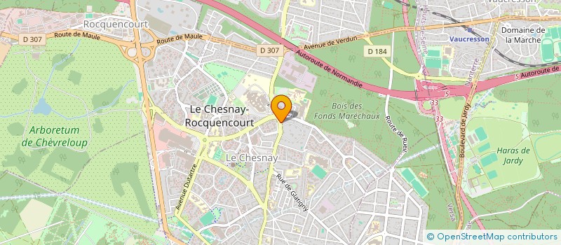 localisation de l'entreprise MONSIEUR PHILIPPE JOHNSON à LE CHESNAY-ROCQUENCOURT