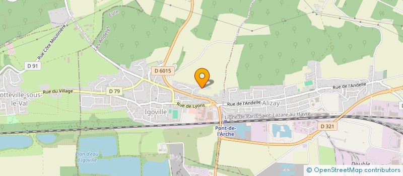 localisation de l'entreprise MONSIEUR PHILIPPE JOLLY  IGOVILLE