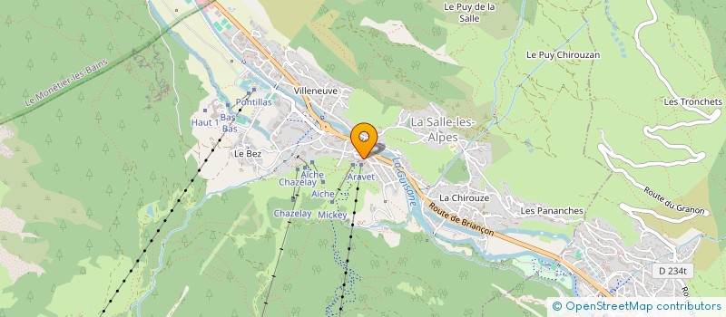 localisation de l'entreprise MONSIEUR PHILIPPE JOLLY  LA SALLE-LES-ALPES