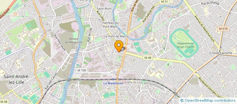 localisation de l'entreprise MONSIEUR PHILIPPE JOLY à MARCQ-EN-BARŒUL
