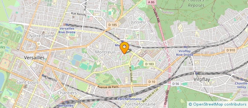 localisation de l'entreprise MONSIEUR PHILIPPE JOLY à VERSAILLES