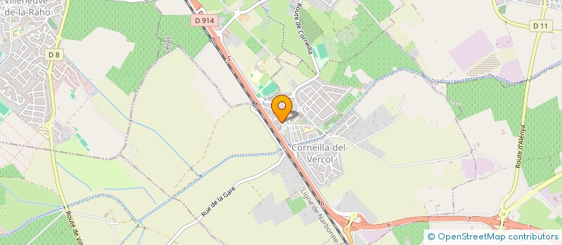 localisation de l'entreprise MONSIEUR PHILIPPE JONQUERES D'ORIOLA  CORNEILLA-DEL-VERCOL