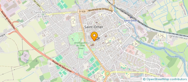 localisation de l'entreprise MONSIEUR PHILIPPE JOOS  SAINT-OMER