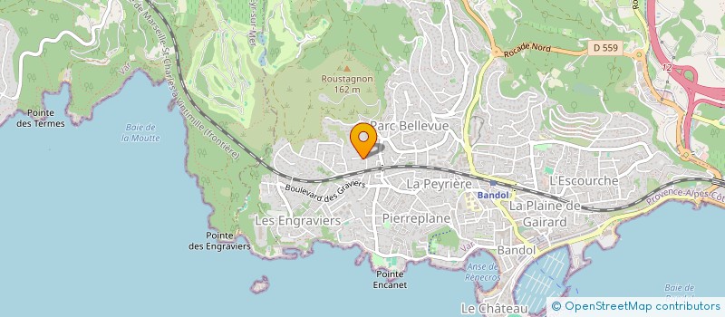 localisation de l'entreprise MONSIEUR PHILIPPE JOOS  BANDOL