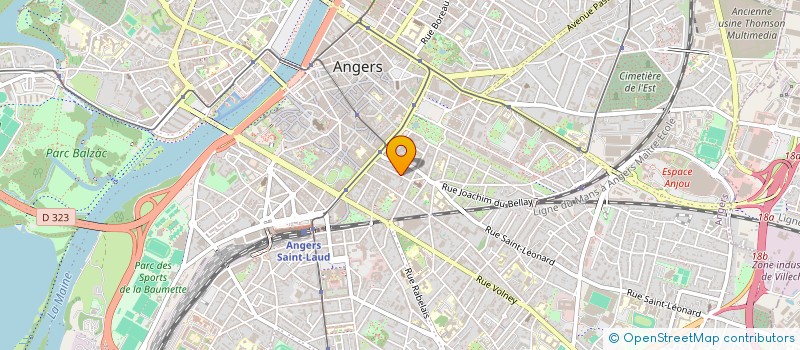 localisation de l'entreprise MONSIEUR PHILIPPE JORAND à ANGERS