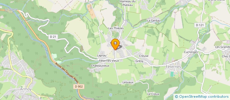 localisation de l'entreprise MONSIEUR PHILIPPE JORDIL  FETERNES