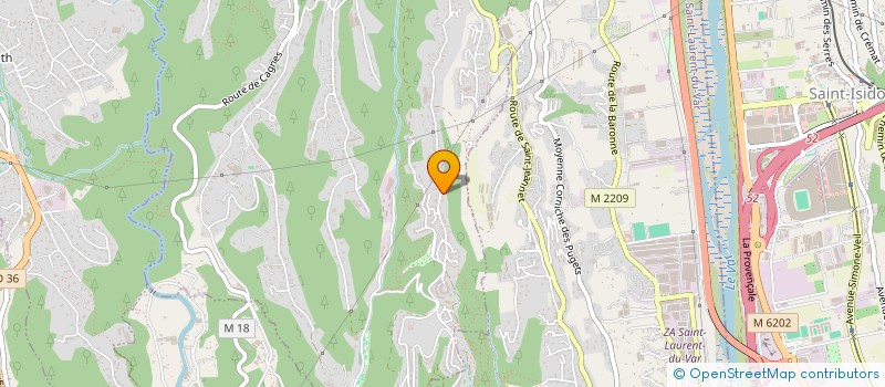 localisation de l'entreprise MONSIEUR PHILIPPE JORET  LA GAUDE