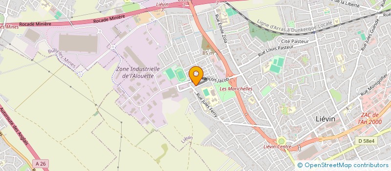 localisation de l'entreprise MONSIEUR PHILIPPE JORON  LIEVIN