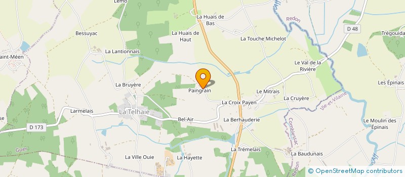 localisation de l'entreprise MONSIEUR PHILIPPE JOUANNO  GUER