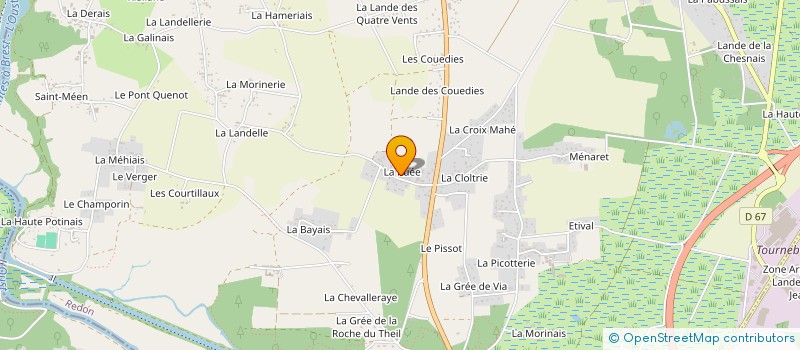 localisation de l'entreprise MONSIEUR PHILIPPE JOUBAUD  BAINS-SUR-OUST