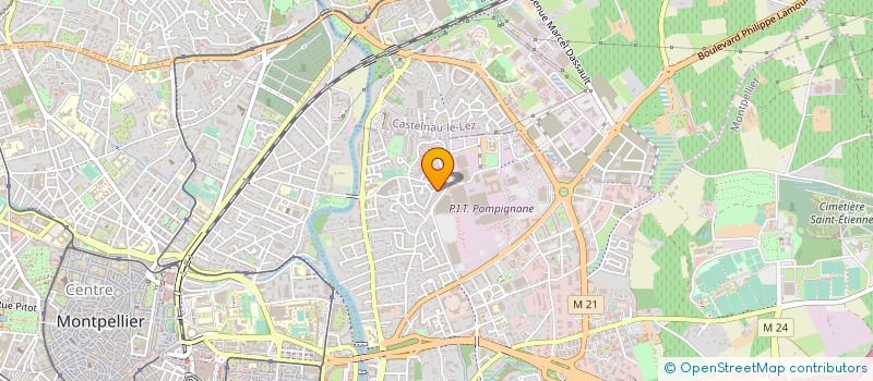 localisation de l'entreprise MONSIEUR PHILIPPE JOUGLA à MONTPELLIER