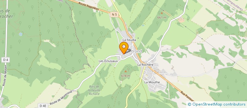 localisation de l'entreprise MONSIEUR PHILIPPE JOUHAM à MONTROND