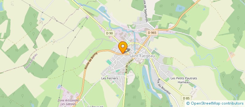 localisation de l'entreprise MONSIEUR PHILIPPE JOUMIER à SAINT-FARGEAU