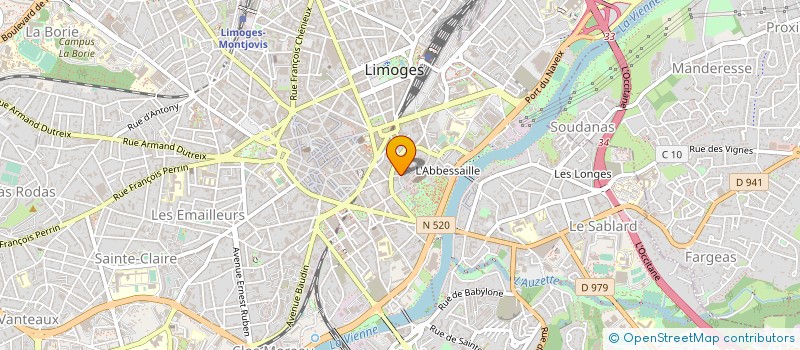 localisation de l'entreprise MONSIEUR PHILIPPE JOURDAIN à LIMOGES