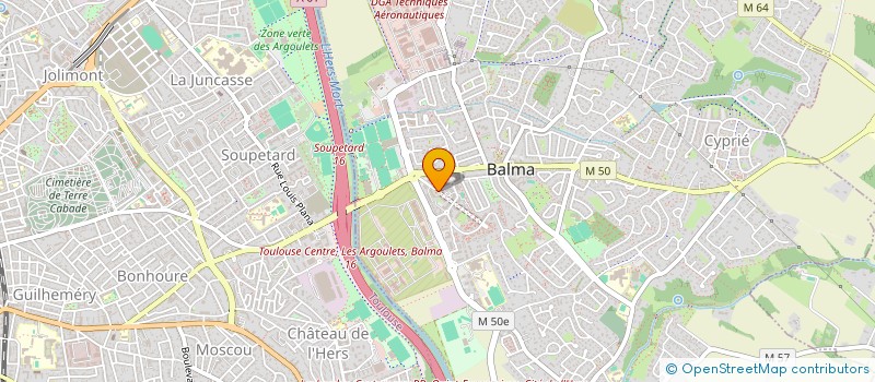localisation de l'entreprise MONSIEUR PHILIPPE JOURDAN à BALMA