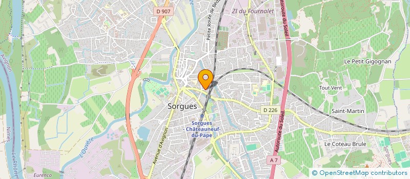 localisation de l'entreprise MONSIEUR PHILIPPE JOURDAN à SORGUES
