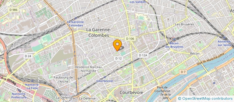 localisation de l'entreprise MONSIEUR PHILIPPE JOURDAN à COURBEVOIE