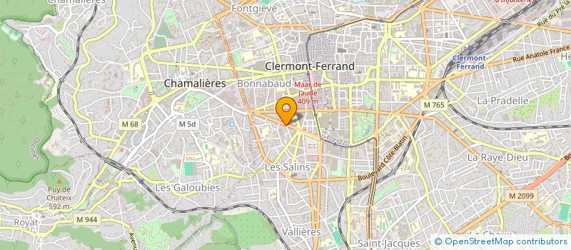 localisation de l'entreprise MONSIEUR PHILIPPE JOURDAN à CLERMONT-FERRAND