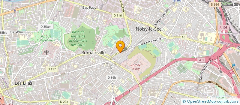 localisation de l'entreprise MONSIEUR PHILIPPE JOURNO à NOISY-LE-SEC