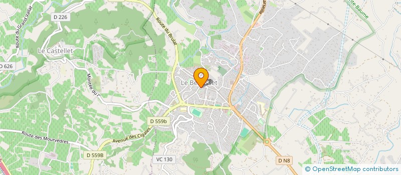 localisation de l'entreprise MONSIEUR PHILIPPE JOUVE  LE BEAUSSET