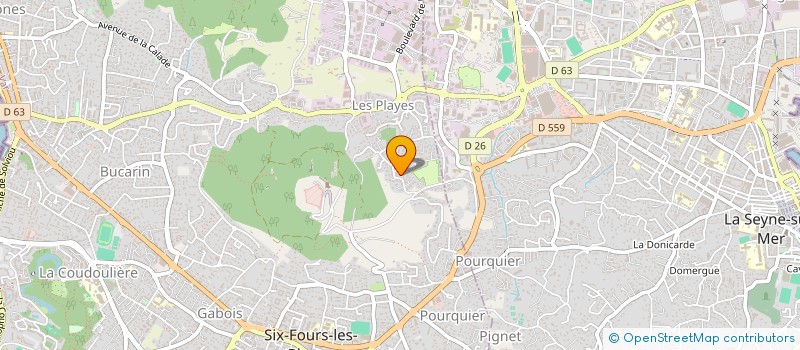 localisation de l'entreprise MONSIEUR PHILIPPE JOUVE à SIX-FOURS-LES-PLAGES