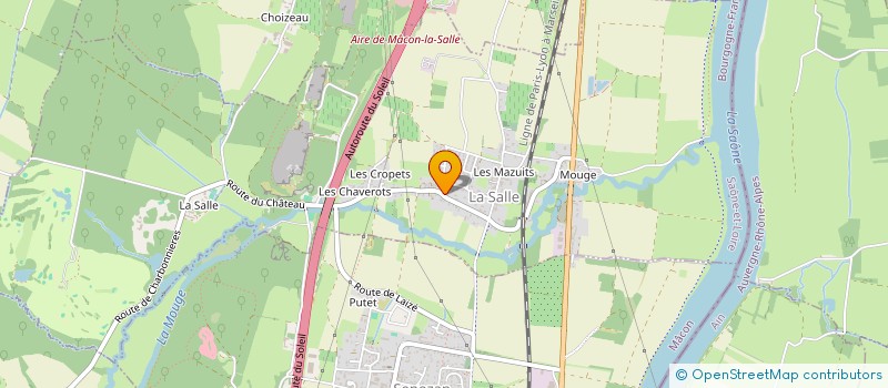 localisation de l'entreprise MONSIEUR PHILIPPE JOUVENOD  LA SALLE