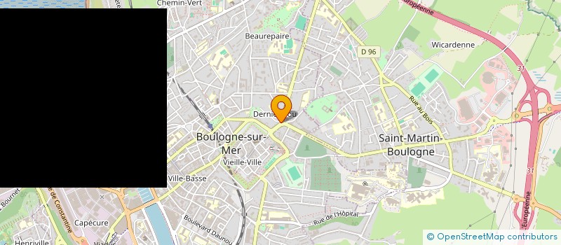 localisation de l'entreprise MONSIEUR PHILIPPE JOYE à BOULOGNE-SUR-MER