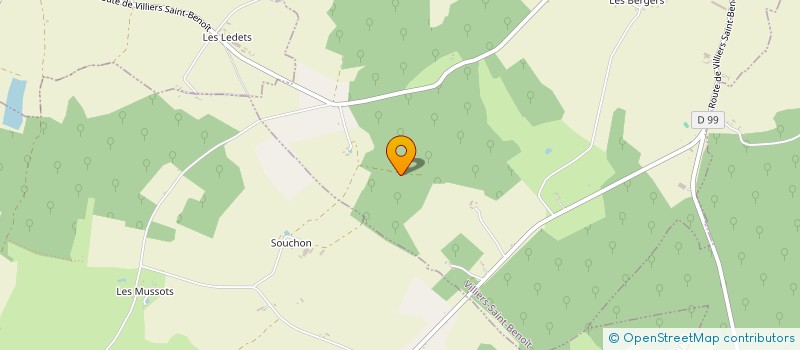 localisation de l'entreprise MONSIEUR PHILIPPE JOZON  VILLIERS ST BENOIT