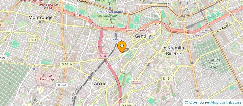 localisation de l'entreprise MONSIEUR PHILIPPE JUBAULT à GENTILLY