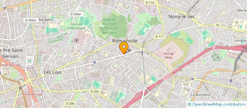 localisation de l'entreprise MONSIEUR PHILIPPE JUDENNE à ROMAINVILLE