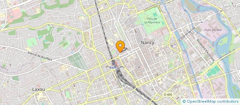 localisation de l'entreprise MONSIEUR PHILIPPE JUDLIN  NANCY