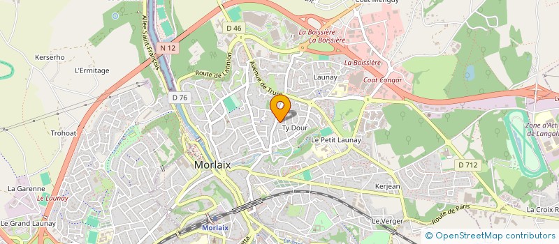 localisation de l'entreprise MONSIEUR PHILIPPE JUGEAU à MORLAIX